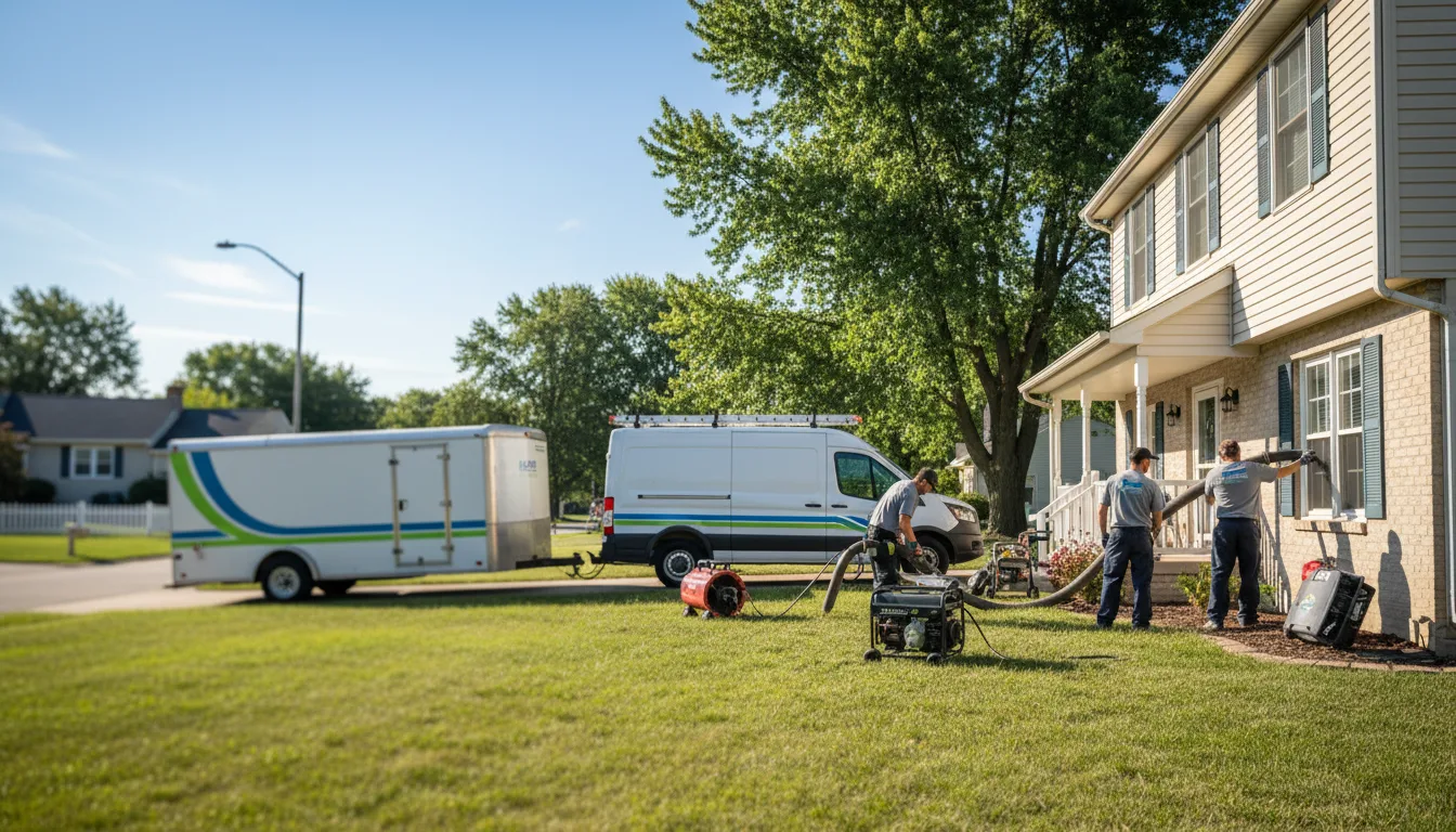 Flooded Basement Restoration And Cleanup With Repair in Blair, NE near me